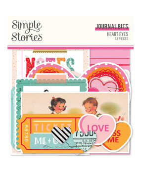 Simple Stories Heart Eyes Journal Bits & Pieces (SIS19418) (OUTLET)