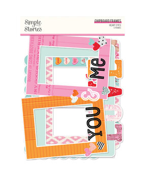 Simple Stories Heart Eyes Chipboard Frames (SIS19420) (OUTLET)