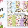ScrapBoys Butterfly Meadow 12x12 Inch Paper Pack (BUME-08) (OUTLET)