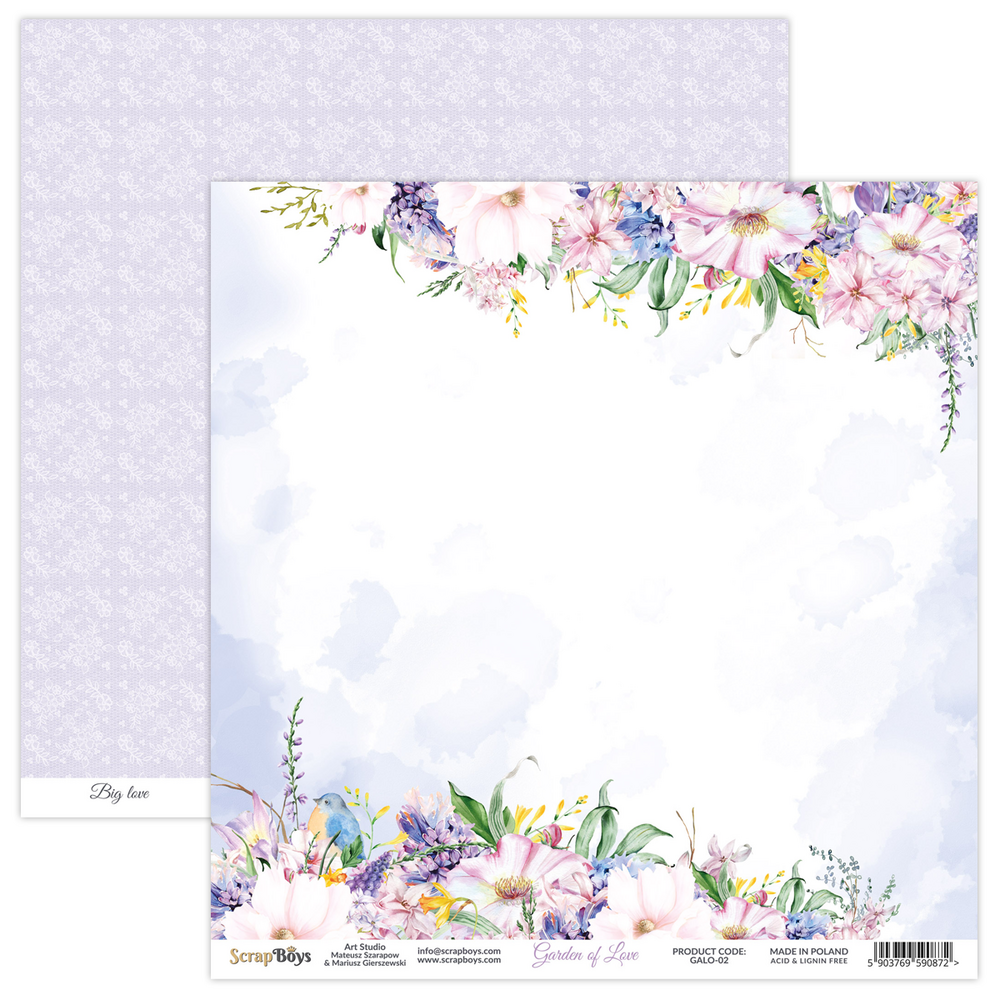 ScrapBoys Garden Of Love 12x12 Inch Paper Pack (GALO-08) (OUTLET) ScrapBoys Garden Of Love 12x12 Inch Paper Pack (GALO-08) (OUTLET)