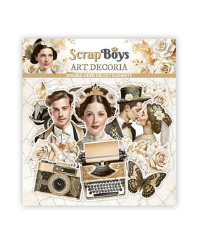 ScrapBoys Art Decoria Double Sided Die Cut Elements (44pcs) (SB-ARDE-12) (OUTLET)