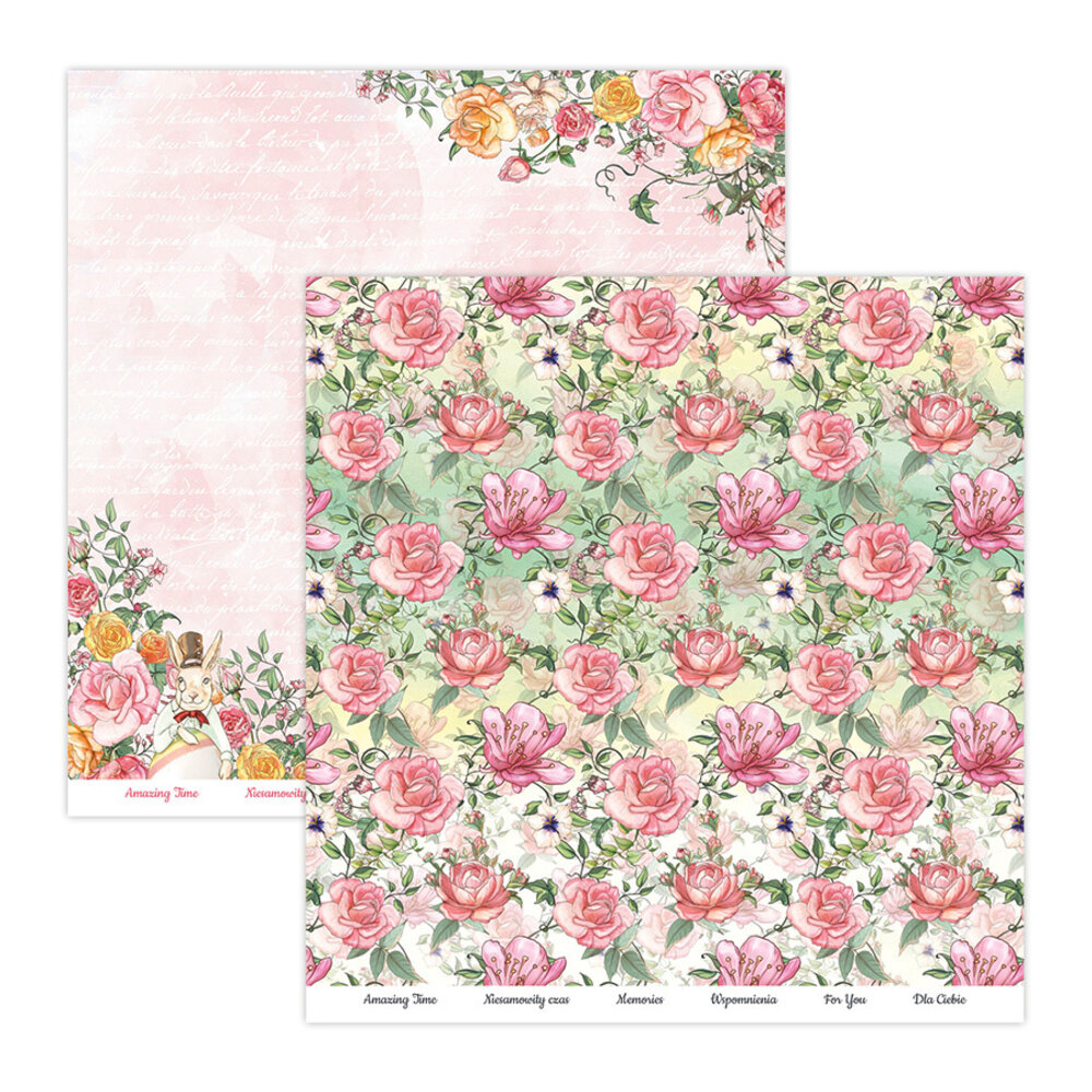ScrapBoys Spring Flowers 12x12 Inch Paper Pack (SPFL-08) (OUTLET)