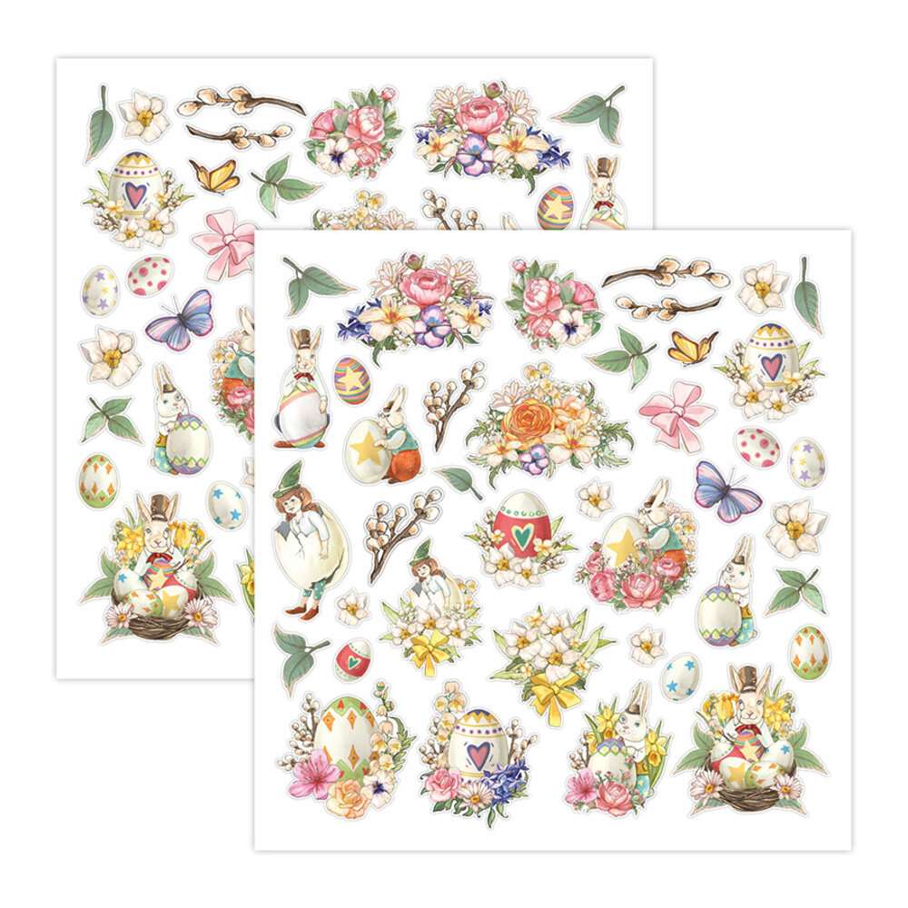 ScrapBoys Spring Flowers 12x12 Inch Paper Pack (SPFL-08) (OUTLET)