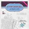 Scrapbook Adhesives 3D Foam Snowflakes (58pcs) (01216) (OUTLET)
