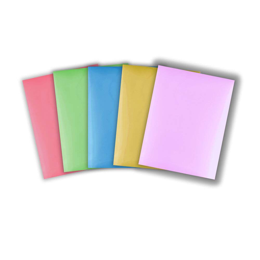 Scrapbook Adhesives Metallic Transfer Foil Sheets 6x6 Inch Pastel Colors (10pcs) (01418-10) (OUTLET)