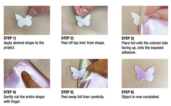 Scrapbook Adhesives Metallic Transfer Foil Sheets 6x6 Inch Nature Colors (10pcs) (01419-10) (OUTLET)