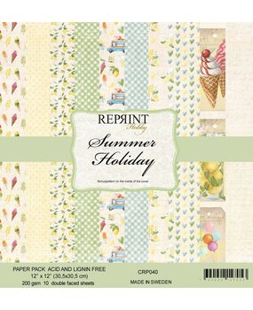 Reprint Summer Holiday Collection 12x12 Inch Paper Pack (CRP040) (OUTLET)