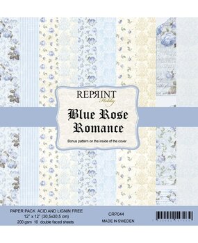Reprint Blue Rose Romance 12x12 Inch Paper Pack (CRP044) (OUTLET)