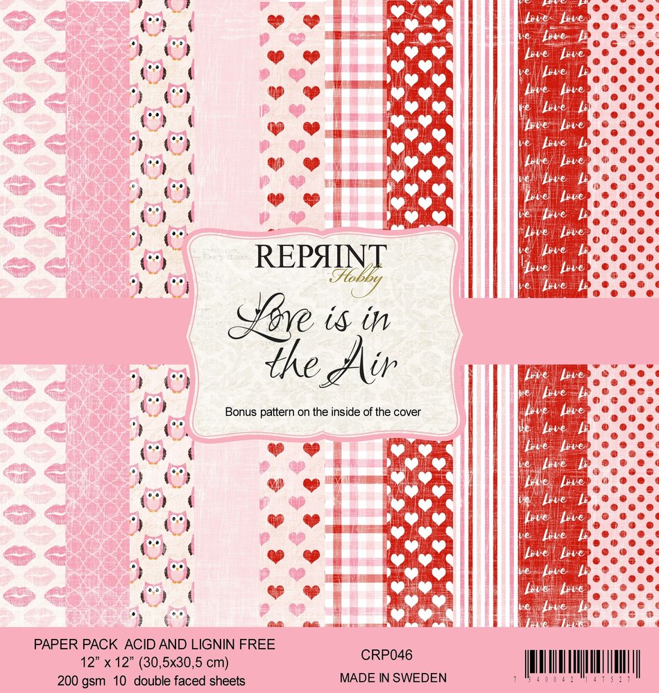 Reprint Love is in the Air 12x12 Inch Paper Pack (CRP046) (OUTLET)