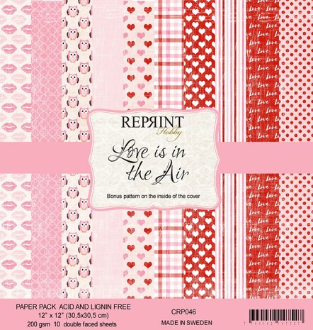 Reprint Love is in the Air 12x12 Inch Paper Pack (CRP046) (OUTLET)