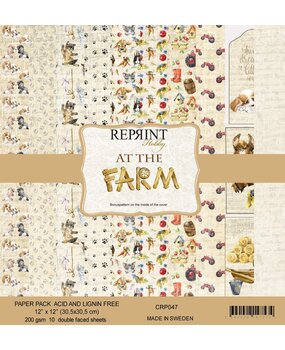 Reprint At the Farm 12x12 Inch Paper Pack (CRP047) (OUTLET)