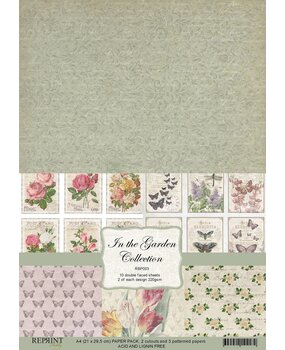 Reprint In the Garden Collection A4 Paper Pack (RBP003) (OUTLET)