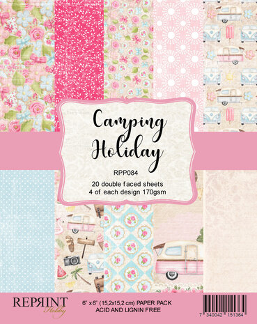 Reprint Camping Holiday 6x6 Inch Paper Pack (RPP084) (OUTLET)