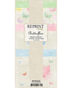 Reprint Butterflies Slimline Paper Pack (RPS005) (OUTLET)