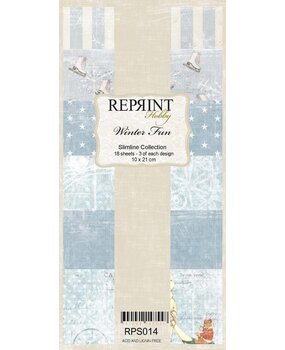 Reprint Winter Fun Slimline Paper Pack (RPS014) (OUTLET)