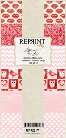 Reprint Love is in the Air Slimline Paper Pack (RPS017) (OUTLET)
