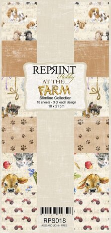 Reprint At the Farms Slimline Paper Pack (RPS018) (OUTLET)