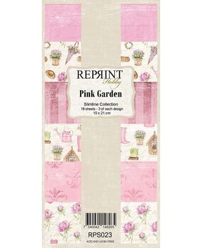 Reprint Pink Garden Slimline Paper Pack (RPS023) (OUTLET)