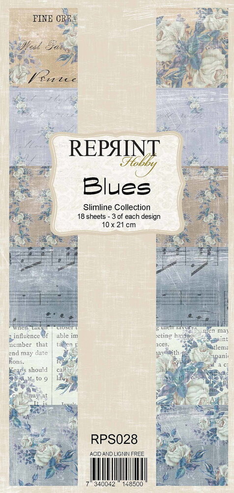 Reprint Blues Slimline Paper Pack (RPS028) (OUTLET)
