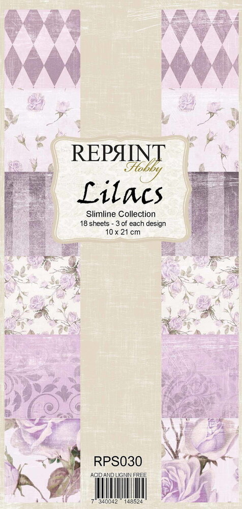 Reprint Lilacs Slimline Paper Pack (RPS030) (OUTLET)