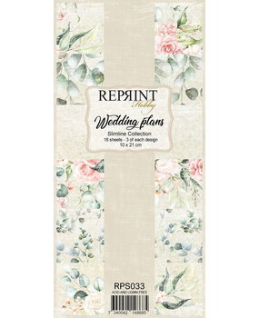 Reprint Wedding Plans Slimline Paper Pack (RPS033) (OUTLET)
