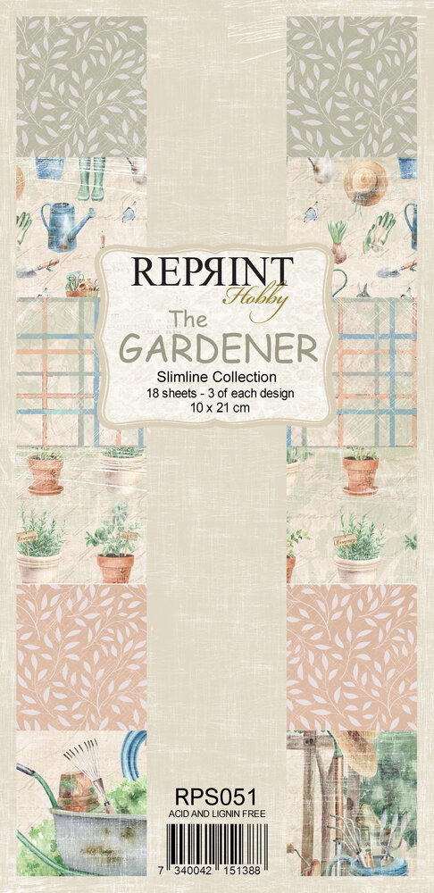 Reprint The Gardener Slimline Paper Pack (RPS051) (OUTLET)