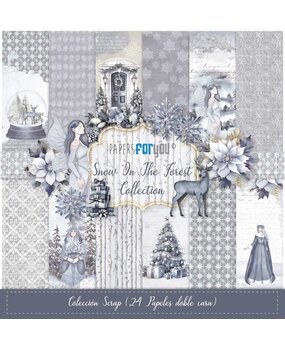 Papers For You Snow On The Forest Midi Scrap Paper Pack (24pcs) (PFY-12396) (OUTLET)