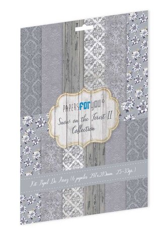 Papers For You Snow on the Forest II Rice Paper Kit (6pcs) (PFY-12431) (OUTLET)