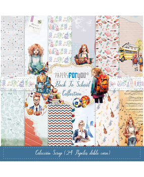Papers For You Back to School Mini Scrap Paper Pack (24pcs) (PFY-12454) (OUTLET)