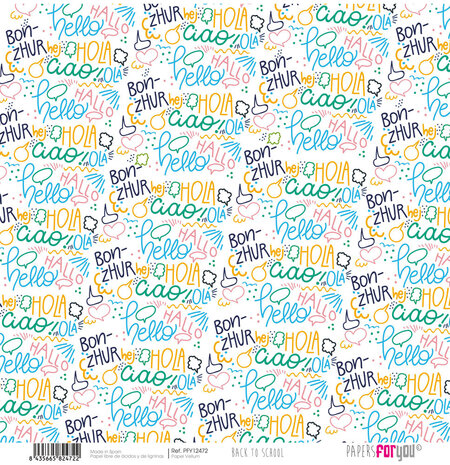 Papers For You Back to School Vellum Paper Pack (6pcs) (PFY-12466) (OUTLET)