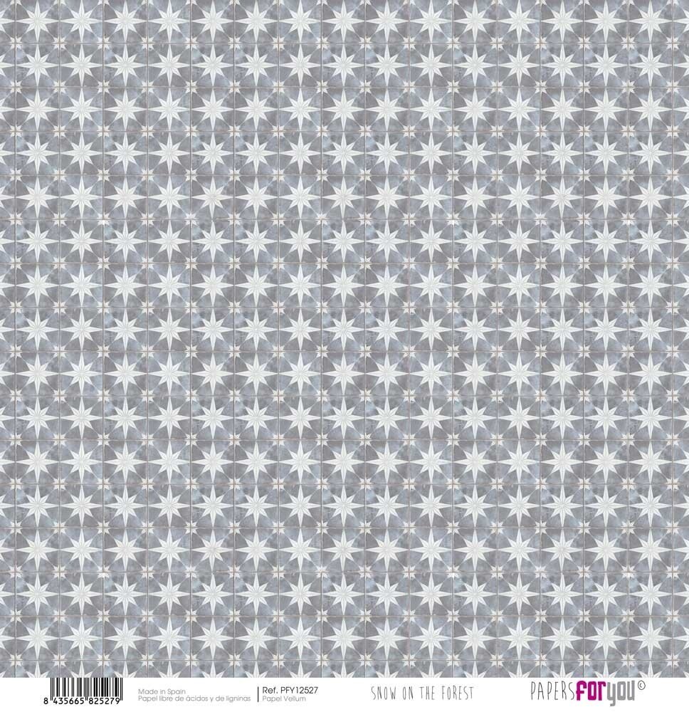 Papers For You Snow On The Forest Vellum Paper Pack (6pcs) (PFY-12526) (OUTLET)