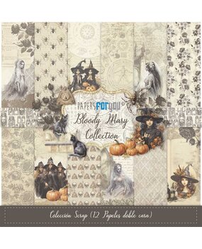 Papers For You Bloody Mary Scrap Paper Pack (12pcs) (PFY-12548) (OUTLET)