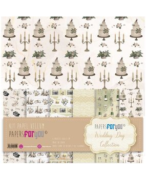 Papers For You Wedding Day Vellum Paper Pack (6pcs) (PFY-12695) (OUTLET)