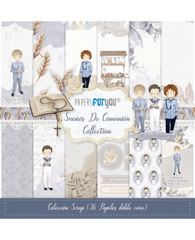 Papers For You Sueños De Comunión Niños Midi Scrap Paper Pack (36pcs) (PFY-13456) (OUTLET)