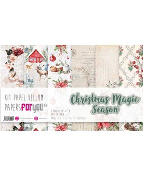 Papers For You Christmas Magic Season Vellum Paper Pack (6pcs) (PFY-4400) (OUTLET)