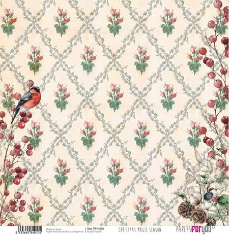 Papers For You Christmas Magic Season Vellum Paper Pack (6pcs) (PFY-4400) (OUTLET)