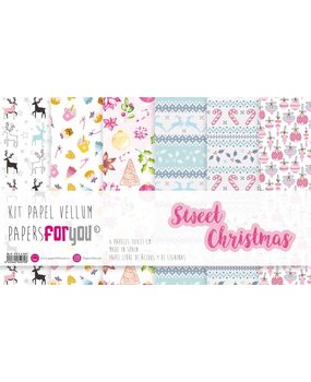 Papers For You Sweet Christmas Vellum Paper Pack (6pcs) (PFY-4407) (OUTLET)