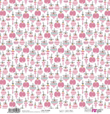 Papers For You Sweet Christmas Vellum Paper Pack (6pcs) (PFY-4407) (OUTLET)