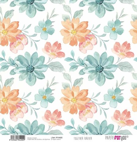Papers For You Together Forever Vellum Paper Pack (6pcs) (PFY-4414) (OUTLET)