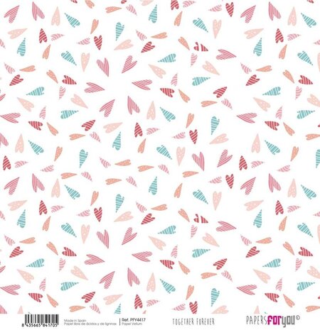 Papers For You Together Forever Vellum Paper Pack (6pcs) (PFY-4414) (OUTLET)