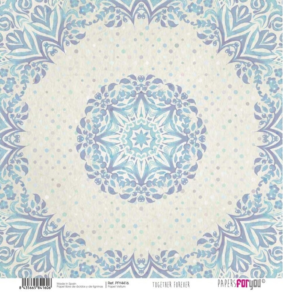 Papers For You Together Forever Vellum Paper Pack (6pcs) (PFY-4414) (OUTLET)