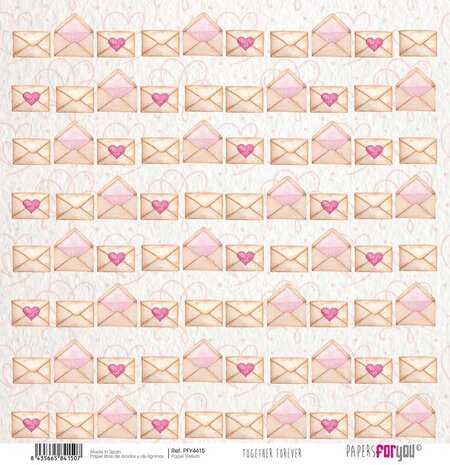 Papers For You Together Forever Vellum Paper Pack (6pcs) (PFY-4414) (OUTLET)