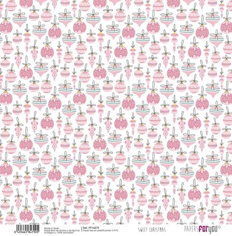 Papers For You Sweet Christmas Canvas Scrap Pack (8pcs) (PFY-4478) (OUTLET)