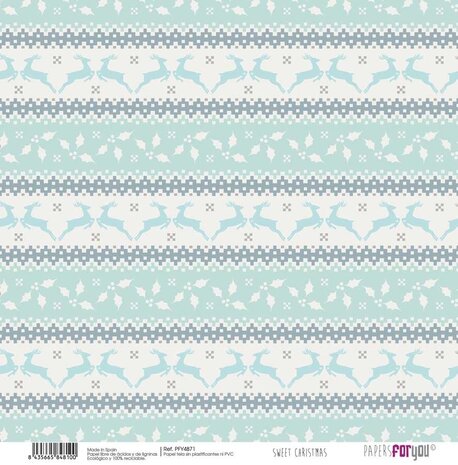 Papers For You Sweet Christmas Canvas Scrap Pack (8pcs) (PFY-4478) (OUTLET)