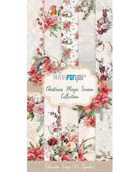Papers For You Christmas Magic Season Slim Scrap Paper Pack (10pcs) (PFY-4502) (OUTLET)