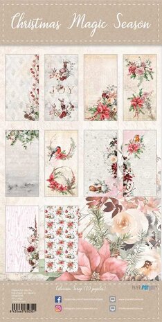 Papers For You Christmas Magic Season Slim Scrap Paper Pack (10pcs) (PFY-4502) (OUTLET)