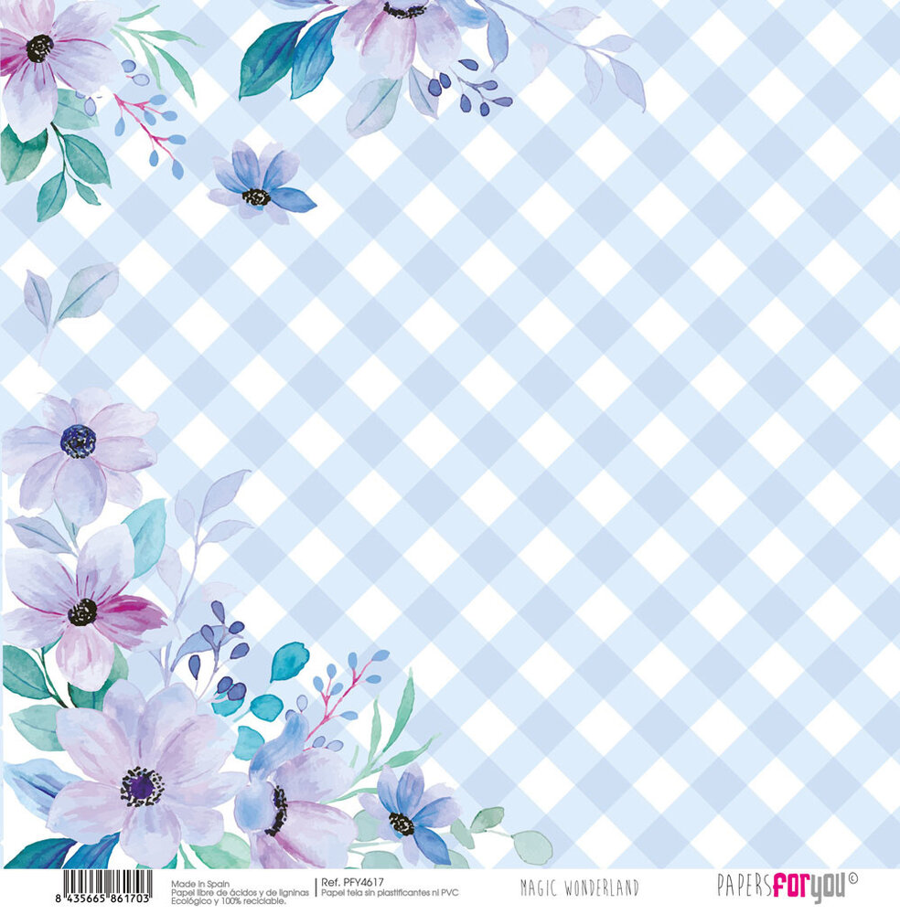 Papers For You Magic Wonderland Canvas Scrap Pack (8pcs) (PFY-4616) (OUTLET)