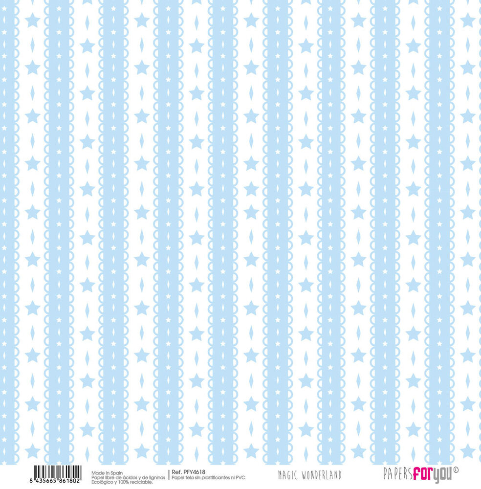 Papers For You Magic Wonderland Canvas Scrap Pack (8pcs) (PFY-4616) (OUTLET)