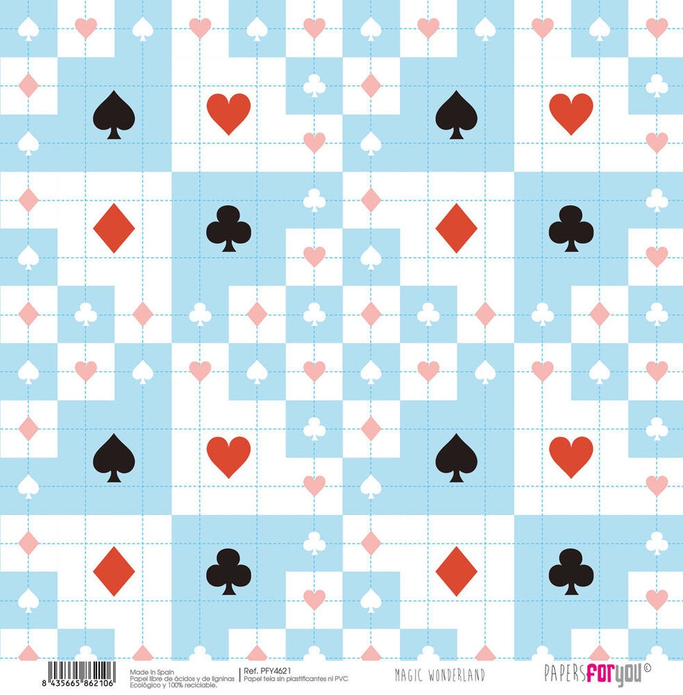 Papers For You Magic Wonderland Canvas Scrap Pack (8pcs) (PFY-4616) (OUTLET)