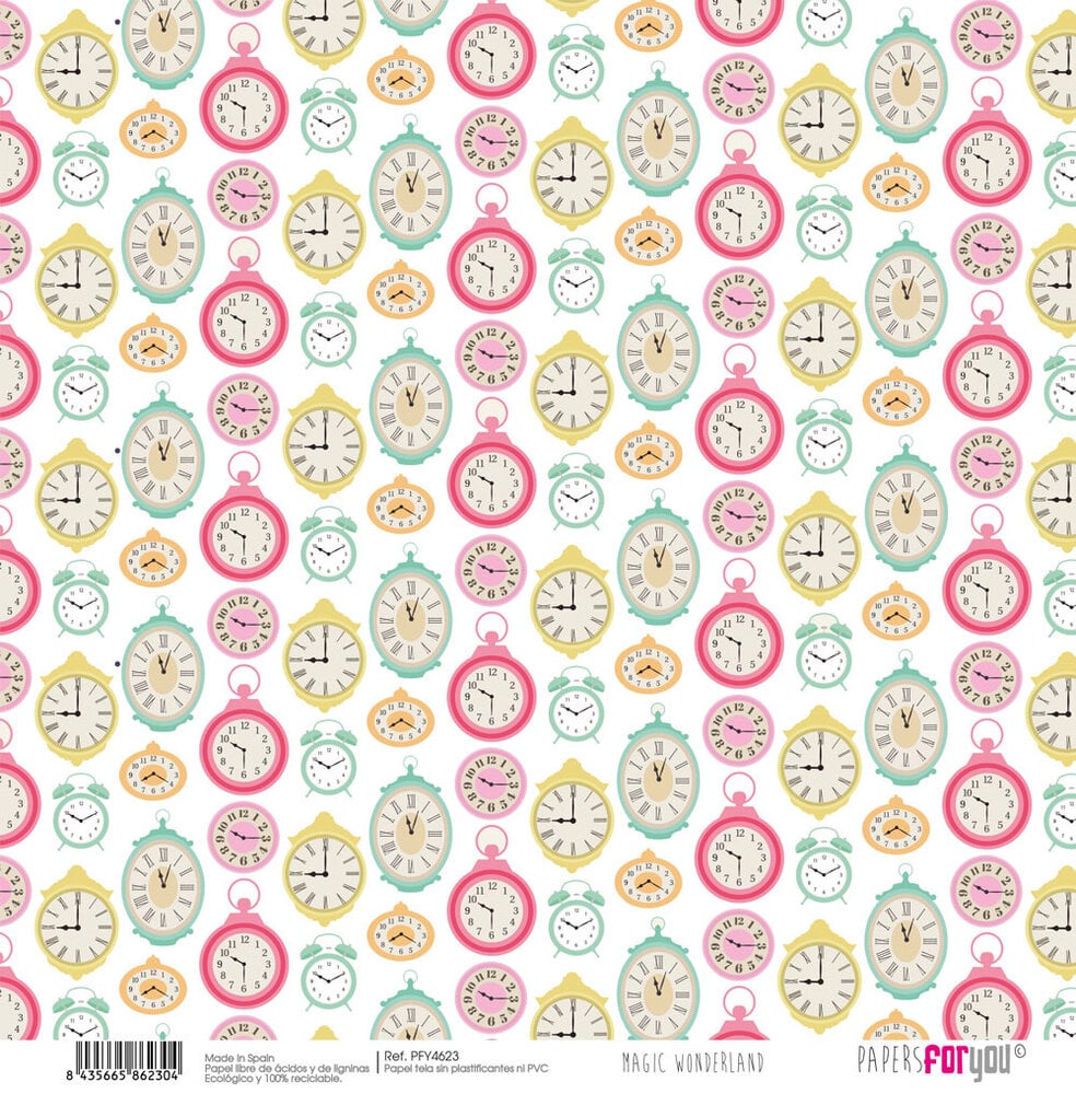 Papers For You Magic Wonderland Canvas Scrap Pack (8pcs) (PFY-4616) (OUTLET)